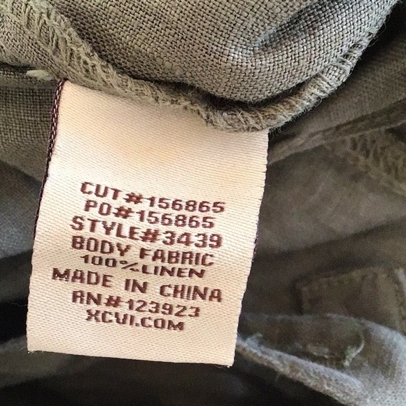 XCVI Cleon Flounce  100% linen Jumpsuit size small NWT - Picture 13 of 14